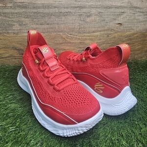 New Under Armour Curry Brand Curry Flow 8 'Chinese New Year'  Sz 6Y